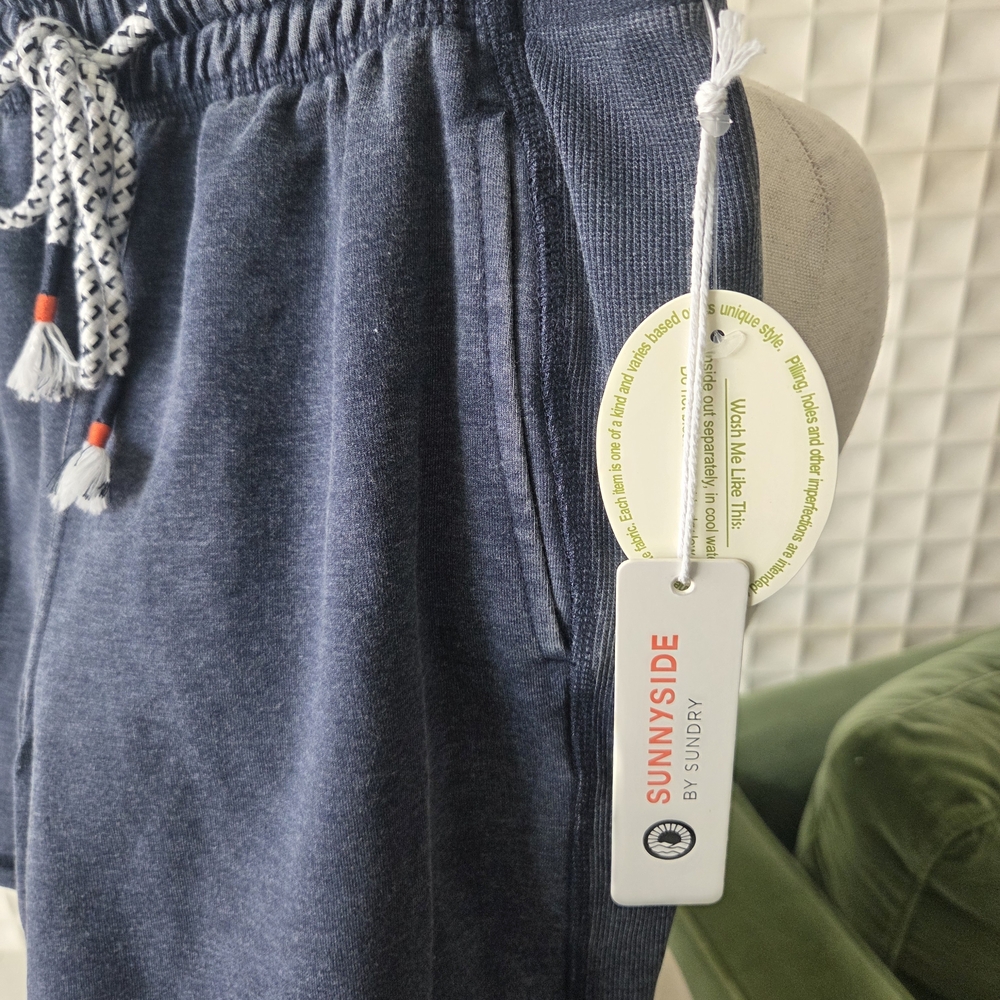 Sundry Navy Sweatshirt & Shorts Set - Picture 4 of 8